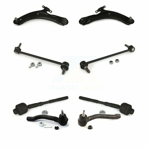 Top Quality Front Suspension Control Arm Ball Joint Tie Rod End Link Kit 8Pc For 08-13 Nissan Rogue K72-100165